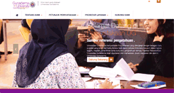 Desktop Screenshot of library.gunadarma.ac.id
