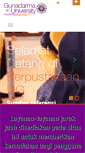 Mobile Screenshot of library.gunadarma.ac.id