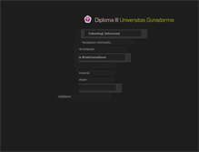 Tablet Screenshot of diploma.gunadarma.ac.id